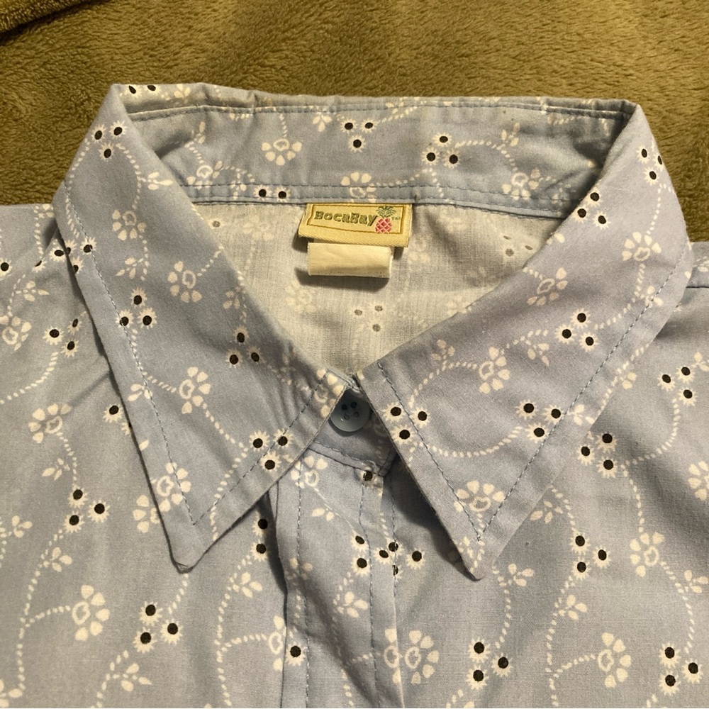 EUC Vintage Boca Bay Top Blouse Women's Size L - Picture 5 of 11
